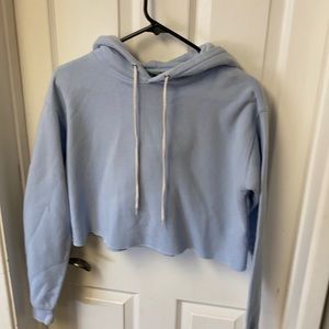Wild fable light blue crop sweatshirt